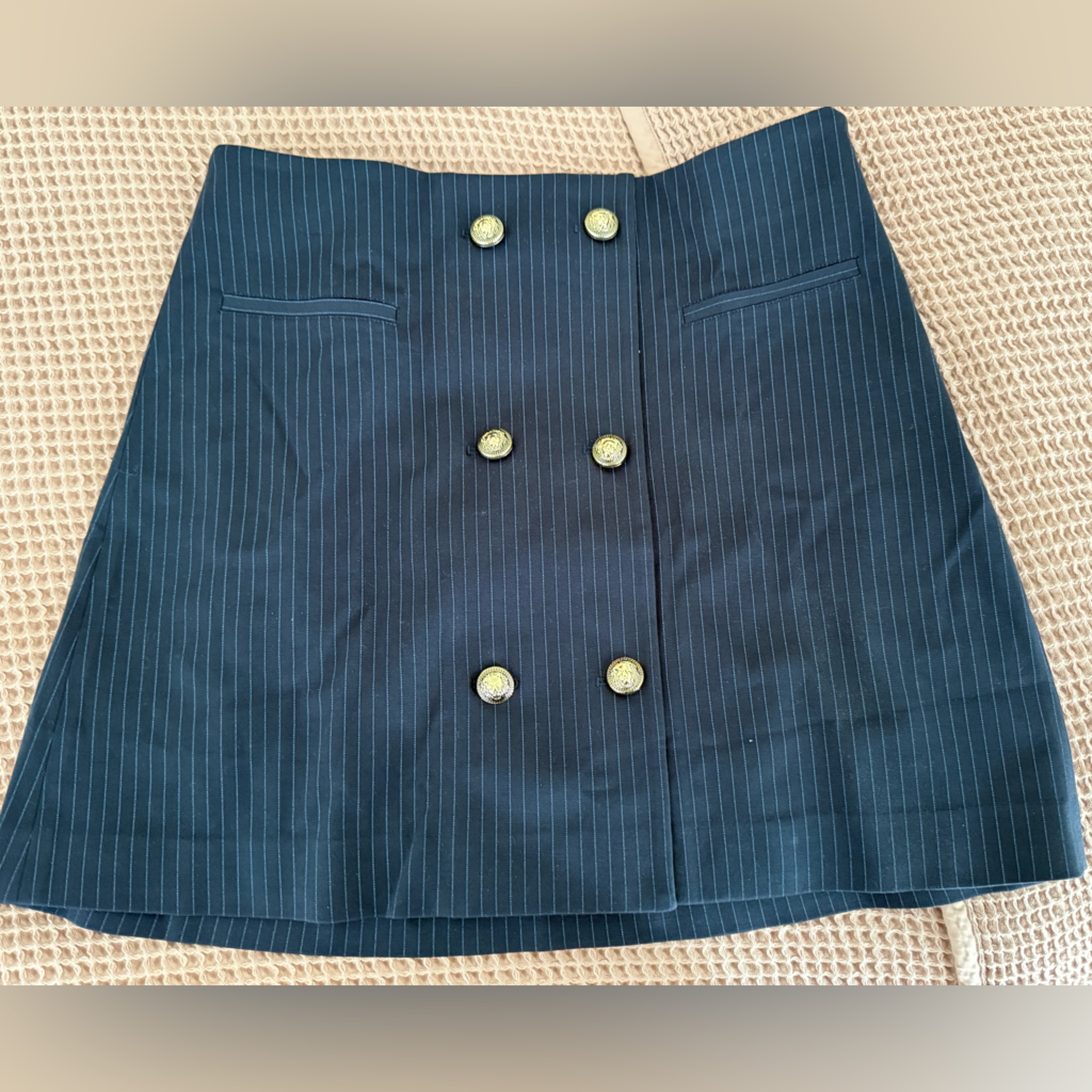 Generation Love Rivera Pinstriped Mini Skirt